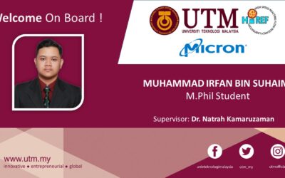 Welcome Muhammad Irfan bin Suhaimi! HIREF Research Assistant (MPhil)