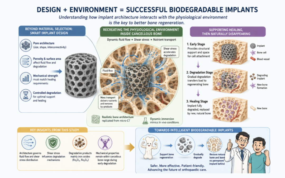 Recreating The Human Bone Environment To Develop The NEXT GENERATION OF BIODEGRADABLE IMPLANTS