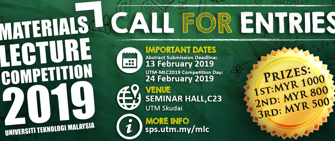 UTM Materials Lecture Competition 2019