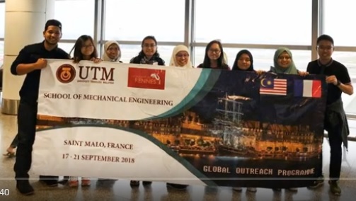UTM Global Outreach Programme 2018 to France