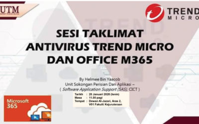 PEMAKLUMAN TAKLIMAT PERISIAN ANTIVIRUS TREND MICRO DI FAKULTI KEJURUTERAAN