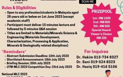 MATERIALS LECTURE COMPETITION (UTM- MLC 2023)